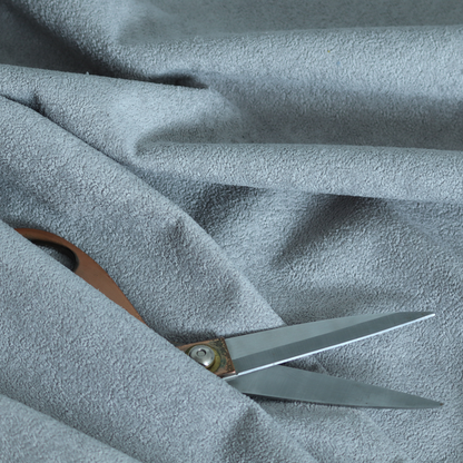 Tobago Boucle In Silver Grey Colour Upholstery Fabric CTR-2876