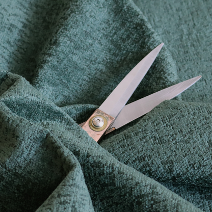 Sedgwick Soft Textured In Dark Green Colour Upholstery Fabric CTR-2879