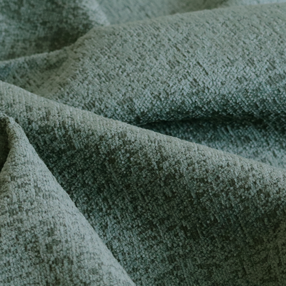 Sedgwick Soft Textured In Dark Green Colour Upholstery Fabric CTR-2879