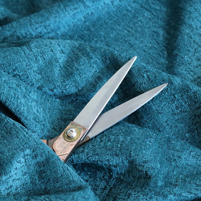 Sedgwick Soft Textured In Teal Colour Upholstery Fabric CTR-2880