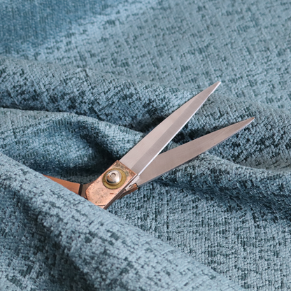 Sedgwick Soft Textured In Dark Cyan Colour Upholstery Fabric CTR-2881