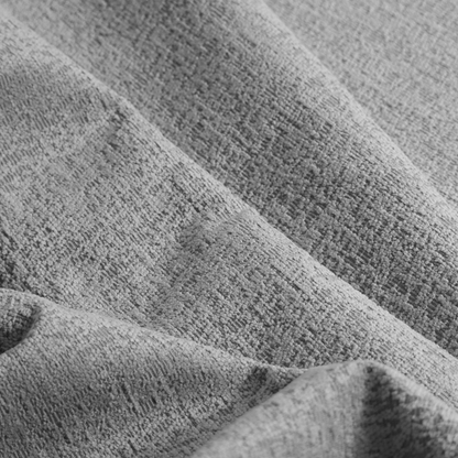 Sedgwick Soft Textured In Silver Grey Colour Upholstery Fabric CTR-2885