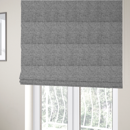 Sedgwick Soft Textured In Silver Grey Colour Upholstery Fabric CTR-2885 - Roman Blinds