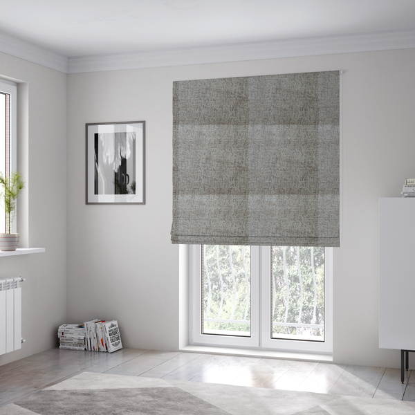 Sedgwick Soft Textured In Mocha Brown Colour Upholstery Fabric CTR-2889 - Roman Blinds