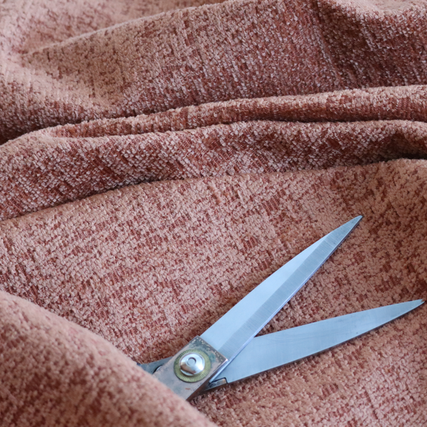 Sedgwick Soft Textured In Orange Colour Upholstery Fabric CTR-2894