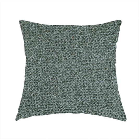 Natland Boucle Chenille Textured In Sage Green Colour Upholstery Fabric CTR-2895 - Handmade Cushions