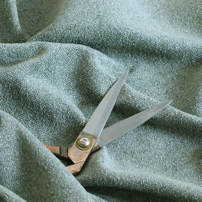 Natland Boucle Chenille Textured In Sage Green Colour Upholstery Fabric CTR-2895