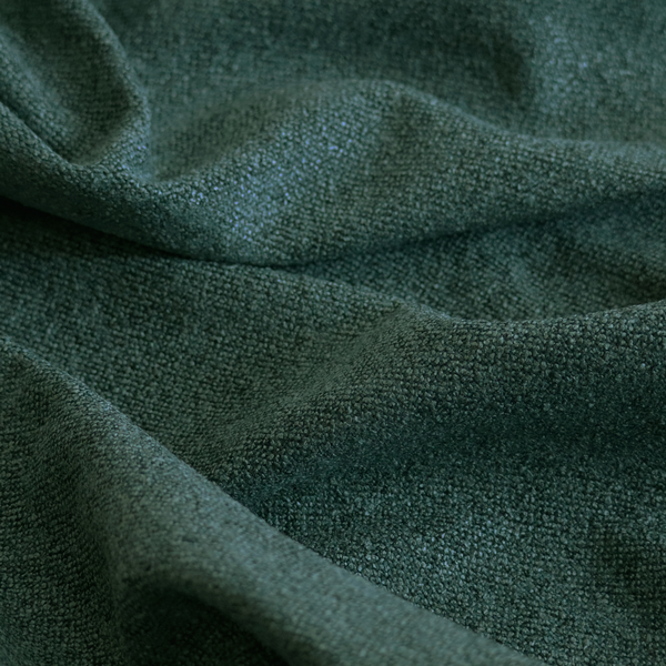 Natland Boucle Chenille Textured In Dark Green Colour Upholstery Fabric CTR-2896