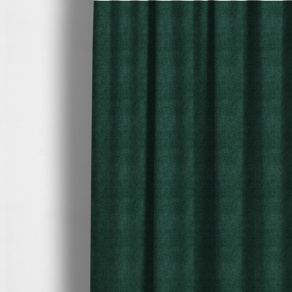 Natland Boucle Chenille Textured In Dark Green Colour Upholstery Fabric CTR-2896 - Made To Measure Curtains