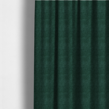 Natland Boucle Chenille Textured In Dark Green Colour Upholstery Fabric CTR-2896 - Made To Measure Curtains