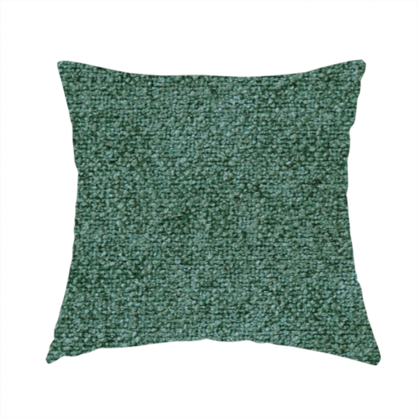 Natland Boucle Chenille Textured In Green Colour Upholstery Fabric CTR-2897 - Handmade Cushions
