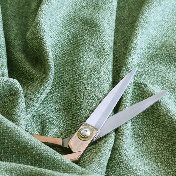 Natland Boucle Chenille Textured In Apple Green Colour Upholstery Fabric CTR-2898