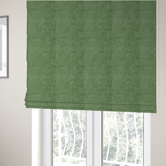Natland Boucle Chenille Textured In Apple Green Colour Upholstery Fabric CTR-2898 - Roman Blinds