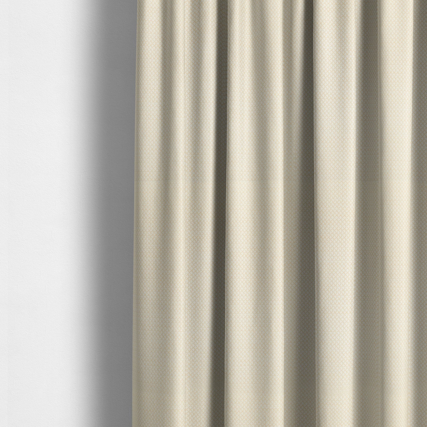 Saliha Small Repeated Pattern Fabric Pearl Collection Fabrics CTR-29 - Made To Measure Curtains