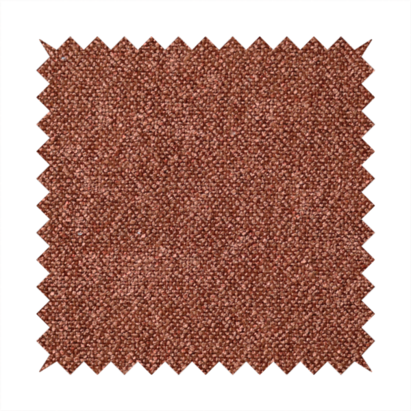 Natland Boucle Chenille Textured In Burnt Orange Colour Upholstery Fabric CTR-2900