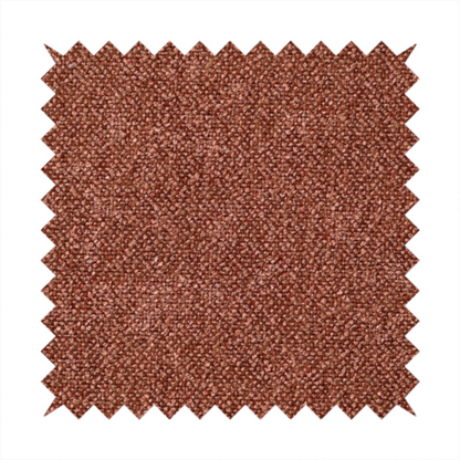 Natland Boucle Chenille Textured In Burnt Orange Colour Upholstery Fabric CTR-2900