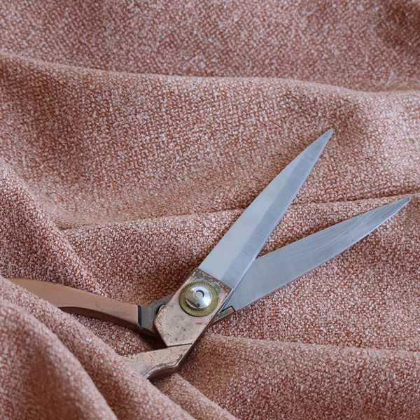 Natland Boucle Chenille Textured In Orange Colour Upholstery Fabric CTR-2901