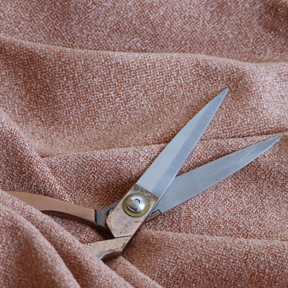 Natland Boucle Chenille Textured In Orange Colour Upholstery Fabric CTR-2901