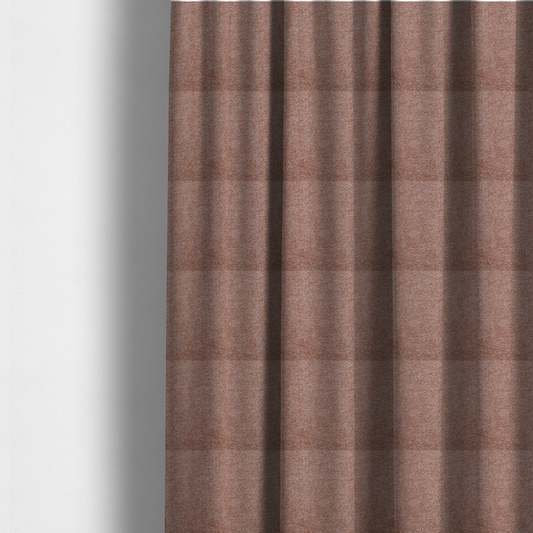 Natland Boucle Chenille Textured In Orange Colour Upholstery Fabric CTR-2901 - Made To Measure Curtains