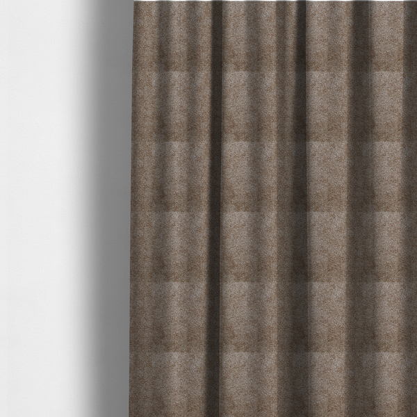Natland Boucle Chenille Textured In Copper Brown Colour Upholstery Fabric CTR-2903 - Made To Measure Curtains