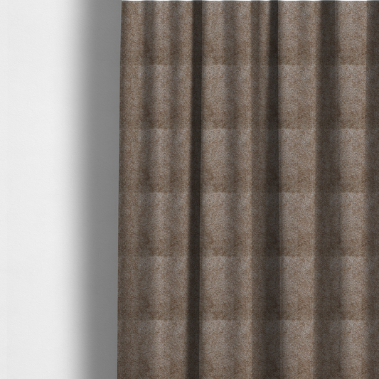 Natland Boucle Chenille Textured In Copper Brown Colour Upholstery Fabric CTR-2903 - Made To Measure Curtains