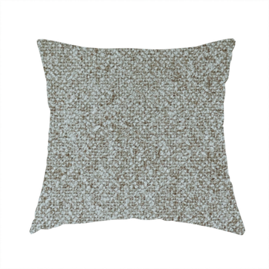 Natland Boucle Chenille Textured In Beige Colour Upholstery Fabric CTR-2904 - Handmade Cushions