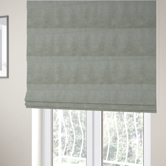 Natland Boucle Chenille Textured In Cream Colour Upholstery Fabric CTR-2905 - Roman Blinds