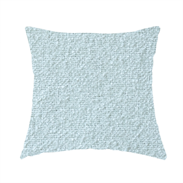 Natland Boucle Chenille Textured In White Colour Upholstery Fabric CTR-2906 - Handmade Cushions