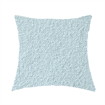 Natland Boucle Chenille Textured In White Colour Upholstery Fabric CTR-2906 - Handmade Cushions
