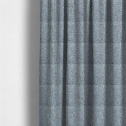 Natland Boucle Chenille Textured In Light Grey Colour Upholstery Fabric CTR-2907 - Made To Measure Curtains