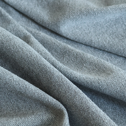 Natland Boucle Chenille Textured In Grey Colour Upholstery Fabric CTR-2908