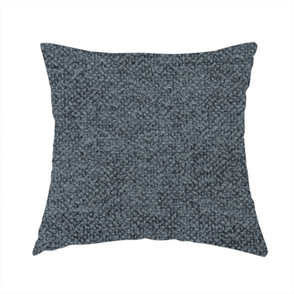 Natland Boucle Chenille Textured In Dark Grey Colour Upholstery Fabric CTR-2909 - Handmade Cushions