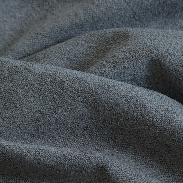 Natland Boucle Chenille Textured In Dark Grey Colour Upholstery Fabric CTR-2909