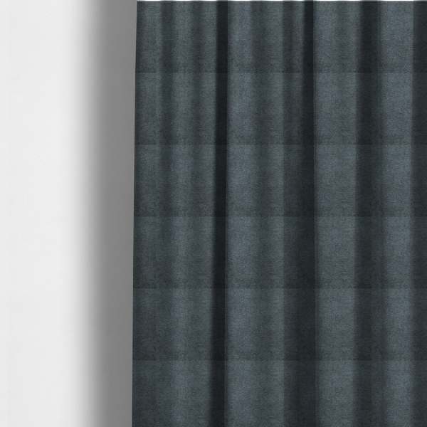 Natland Boucle Chenille Textured In Dark Grey Colour Upholstery Fabric CTR-2909 - Made To Measure Curtains