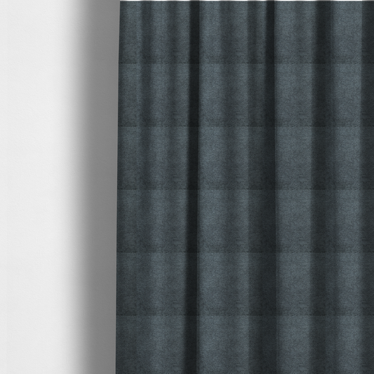 Natland Boucle Chenille Textured In Dark Grey Colour Upholstery Fabric CTR-2909 - Made To Measure Curtains