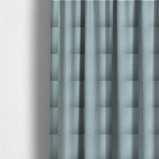 Kendal Soft Plain Chenille Stripe In Chalk White Colour Upholstery Fabric CTR-2912 - Made To Measure Curtains
