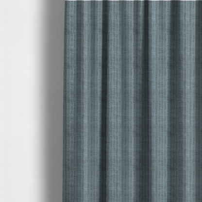 Kendal Soft Plain Chenille Stripe In Grey Colour Upholstery Fabric CTR-2915 - Made To Measure Curtains