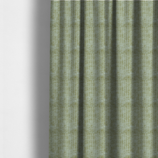 Kendal Soft Plain Chenille Stripe In Yellow Colour Upholstery Fabric CTR-2922 - Made To Measure Curtains