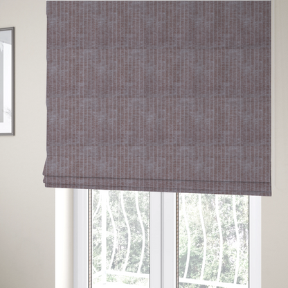 Kendal Soft Plain Chenille Stripe In Salmon Colour Upholstery Fabric CTR-2924 - Roman Blinds
