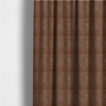 Kendal Soft Plain Chenille Stripe In Orange Colour Upholstery Fabric CTR-2925 - Made To Measure Curtains