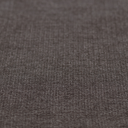 Cordoba Soft Plain Chenille In Choclate Brown Colour Upholstery Fabric CTR-2926