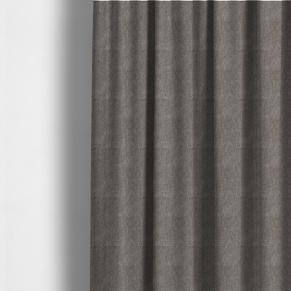 Cordoba Soft Plain Chenille In Dark Brown Colour Upholstery Fabric CTR-2927 - Made To Measure Curtains
