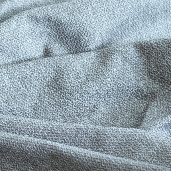 Cordoba Soft Plain Chenille In Light Grey Colour Upholstery Fabric CTR-2931