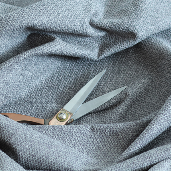 Cordoba Soft Plain Chenille In Grey Colour Upholstery Fabric CTR-2932