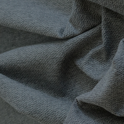 Cordoba Soft Plain Chenille In Charcoal Grey Colour Upholstery Fabric CTR-2933