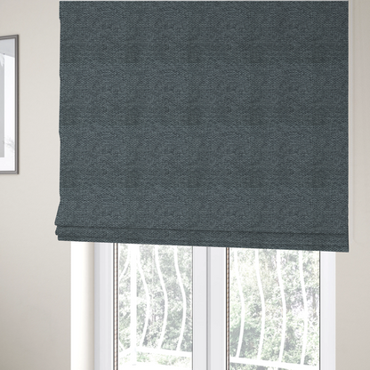 Cordoba Soft Plain Chenille In Charcoal Grey Colour Upholstery Fabric CTR-2933 - Roman Blinds