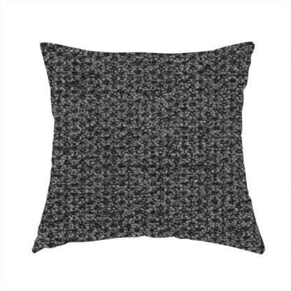 Cordoba Soft Plain Chenille In Black Colour Upholstery Fabric CTR-2934 - Handmade Cushions