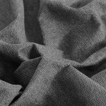 Cordoba Soft Plain Chenille In Black Colour Upholstery Fabric CTR-2934