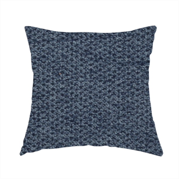 Cordoba Soft Plain Chenille In Navy Blue Colour Upholstery Fabric CTR-2935 - Handmade Cushions