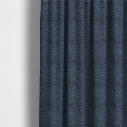 Cordoba Soft Plain Chenille In Navy Blue Colour Upholstery Fabric CTR-2935 - Made To Measure Curtains